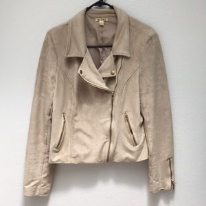 Miami || Nude Suede Jacket || Size Large
